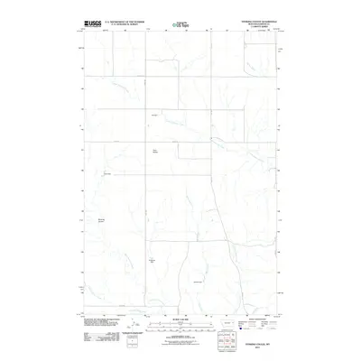 2011 Map of Stinking Coulee, 2011 Print