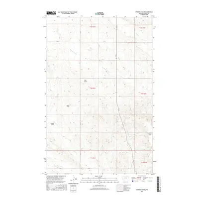 2017 Map of Stinking Coulee, 2017 Print