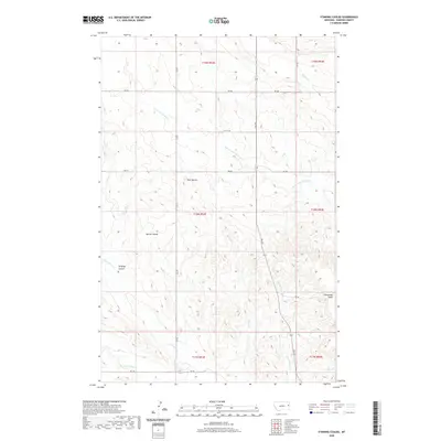 2020 Map of Stinking Coulee, 2020 Print