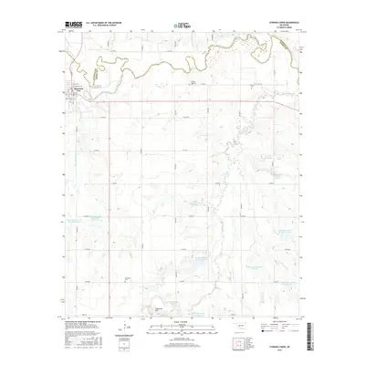 2016 Map of Stinking Creek, 2016 Print