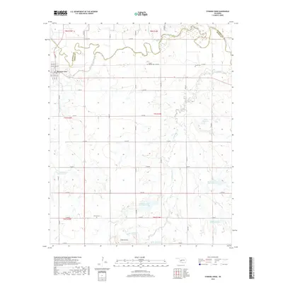 2018 Map of Stinking Creek, 2018 Print