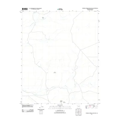 2011 Map of Stinking Springs Mountain, 2011 Print