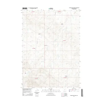 2015 Map of Stinking Water Creek, 2015 Print
