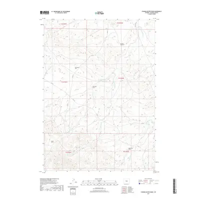 2017 Map of Stinking Water Creek, 2017 Print