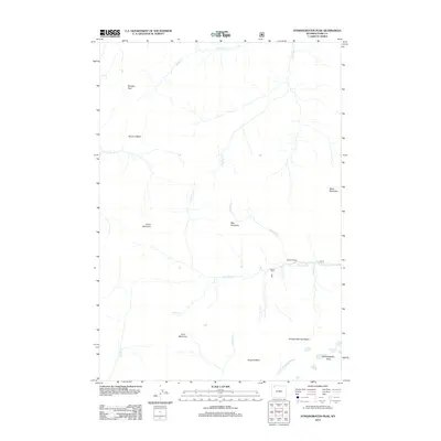 2012 Map of Stinkingwater Peak, 2012 Print