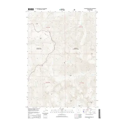 2015 Map of Stinkingwater Peak, 2015 Print