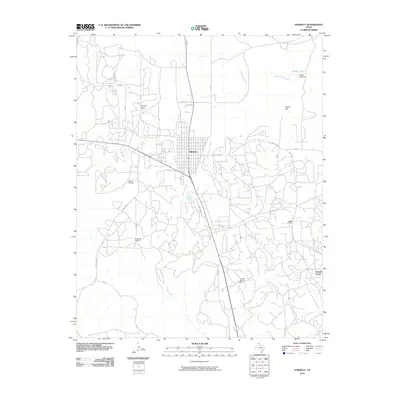 2010 Map of Stinnett, 2010 Print