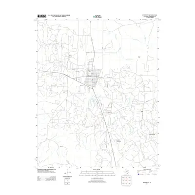 2012 Map of Stinnett, 2012 Print