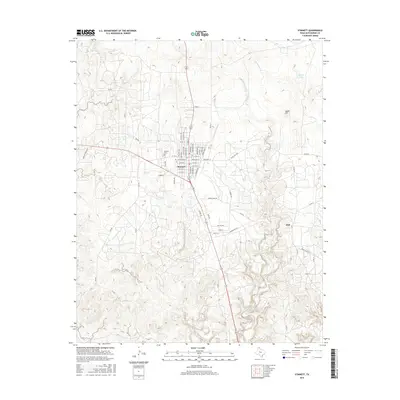 2016 Map of Stinnett, 2016 Print