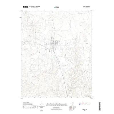 2019 Map of Stinnett, 2019 Print