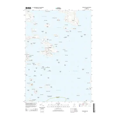 2014 Map of Stinson Neck, 2014 Print