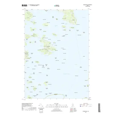 2018 Map of Stinson Neck, 2018 Print