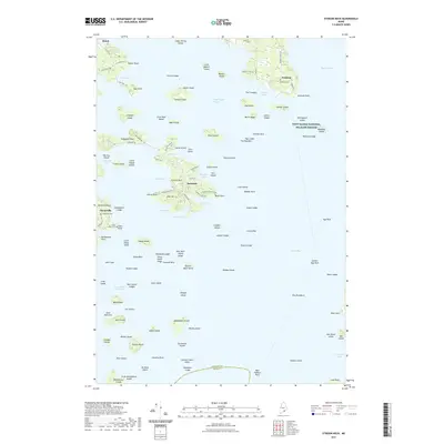 2021 Map of Stinson Neck, 2021 Print