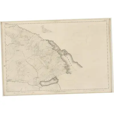 1861 Map of Stirlingshire, Sheet II (with inset IIA), 1865 Print