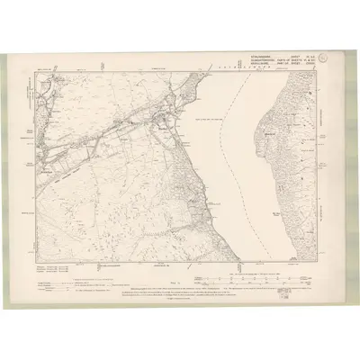 1896 Map of Stirlingshire Sheet III.SE, 1899 Print