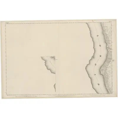 1861 Map of Stirlingshire, Sheet III (with inset V), 1865 Print