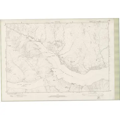 1914 Map of Stirlingshire Sheet nIII, 1924 Print