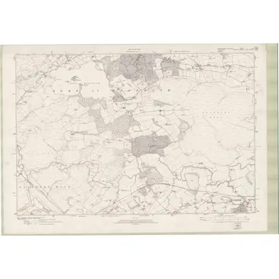 1914 Map of Stirlingshire Sheet nIX, 1923 Print