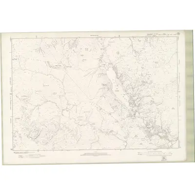 1914 Map of Stirlingshire Sheet nV, 1923 Print