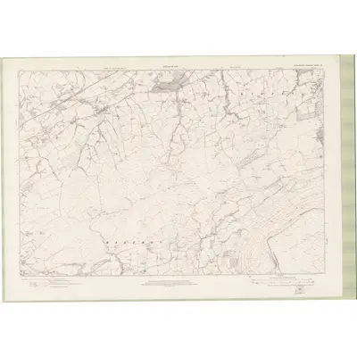 1914 Map of Stirlingshire Sheet nXV, 1923 Print