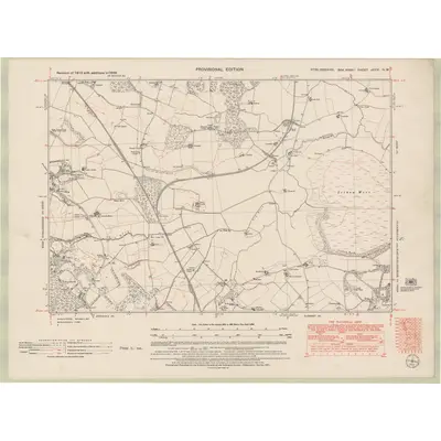 1946 Map of Stirlingshire Sheet nXXIV.NW, 1951 Print