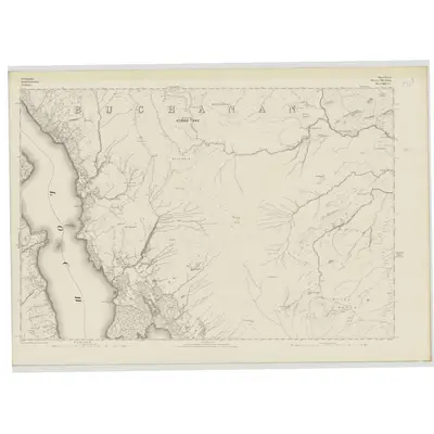 1860 Map of Stirlingshire, Sheet VI, 1864 Print