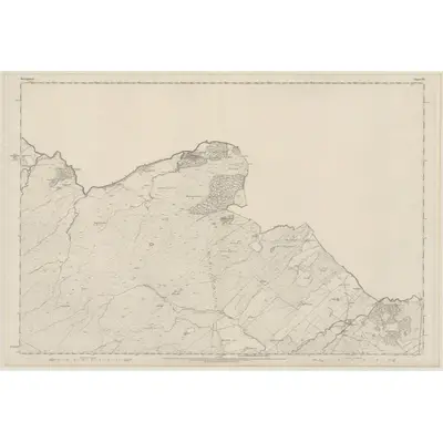 1860 Map of Stirlingshire, Sheet VII, 1865 Print