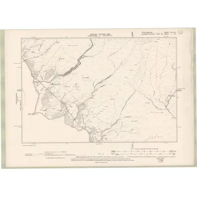 1896 Map of Stirlingshire Sheet XIII.NE, 1899 Print