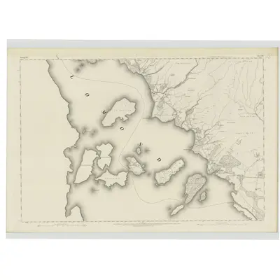1860 Map of Stirlingshire, Sheet XIII, 1865 Print