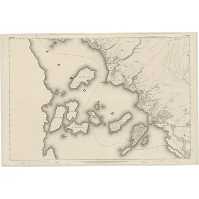 1860 Map of Stirlingshire, Sheet XIII, 1865 Print