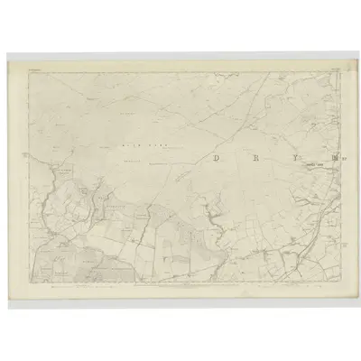 1861 Map of Stirlingshire, Sheet XIV, 1865 Print