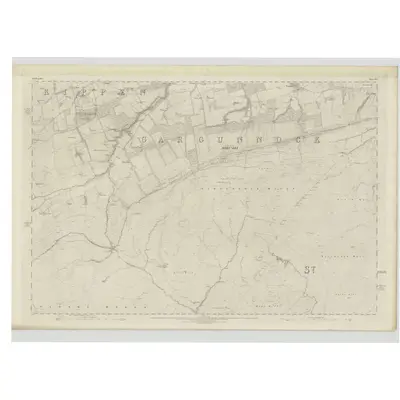 1861 Map of Stirlingshire, Sheet XVI, 1865 Print