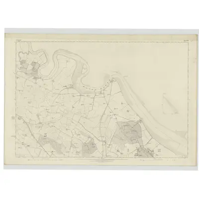1860 Map of Stirlingshire, Sheet XVIII (with inset XVIIIa), 1865 Print