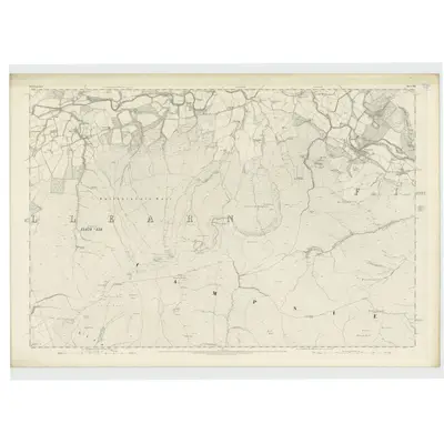 1861 Map of Stirlingshire, Sheet XXI, 1864 Print