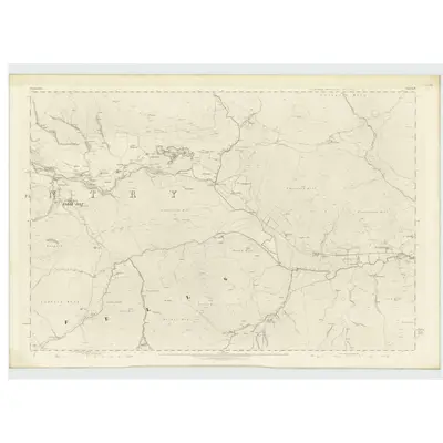 1859 Map of Stirlingshire, Sheet XXII, 1864 Print