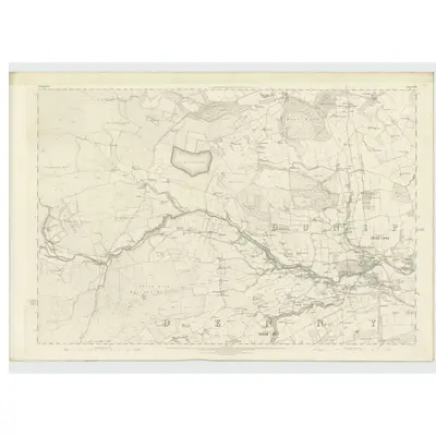 1861 Map of Stirlingshire, Sheet XXIII, 1865 Print