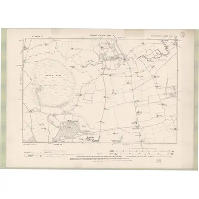1896 Map of Stirlingshire Sheet XXIV.NE, 1899 Print