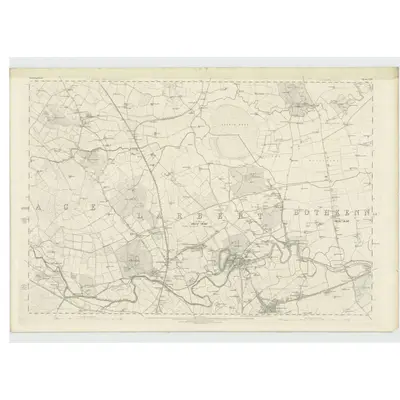 1861 Map of Stirlingshire, Sheet XXIV, 1865 Print