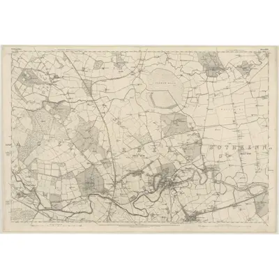1861 Map of Stirlingshire, Sheet XXIV, 1865 Print