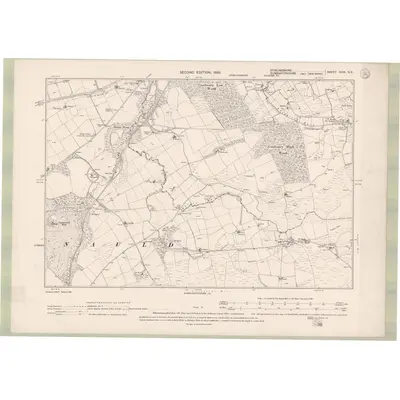 1896 Map of Stirlingshire Sheet XXIX.SE, 1899 Print