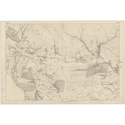 1860 Map of Stirlingshire, Sheet XXVII, 1865 Print