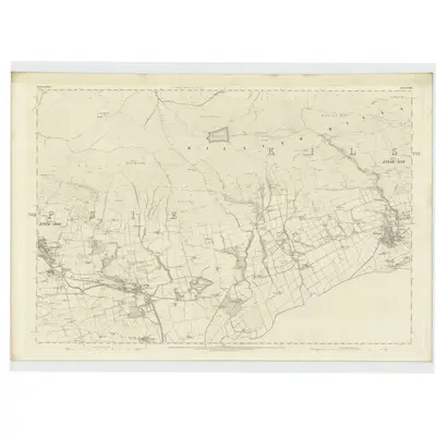 1859 Map of Stirlingshire, Sheet XXVIII, 1865 Print