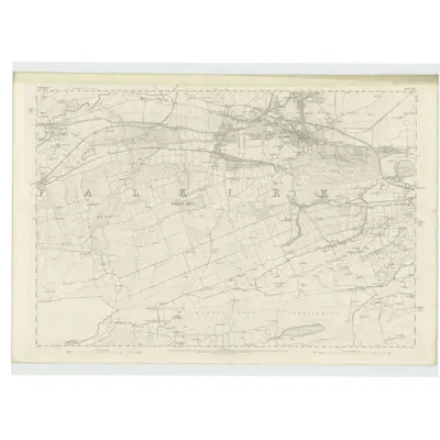 1860 Map of Stirlingshire, Sheet XXX, 1864 Print