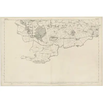 1860 Map of Stirlingshire, Sheet XXXII, 1864 Print
