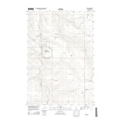 2013 Map of Stites, 2013 Print