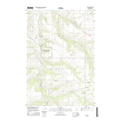 2017 Map of Stites, 2017 Print