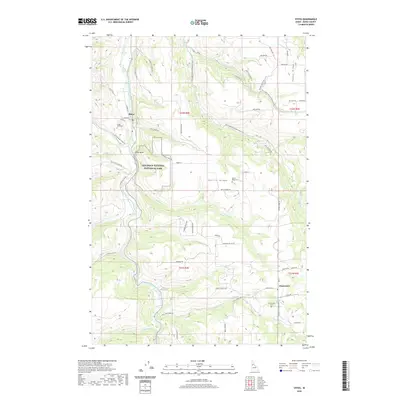 2020 Map of Stites, 2020 Print