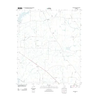 2013 Map of Stockard, 2013 Print