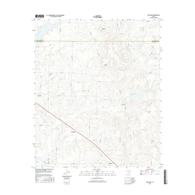 2016 Map of Stockard, 2016 Print