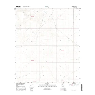 2017 Map of Stockard Well, 2017 Print